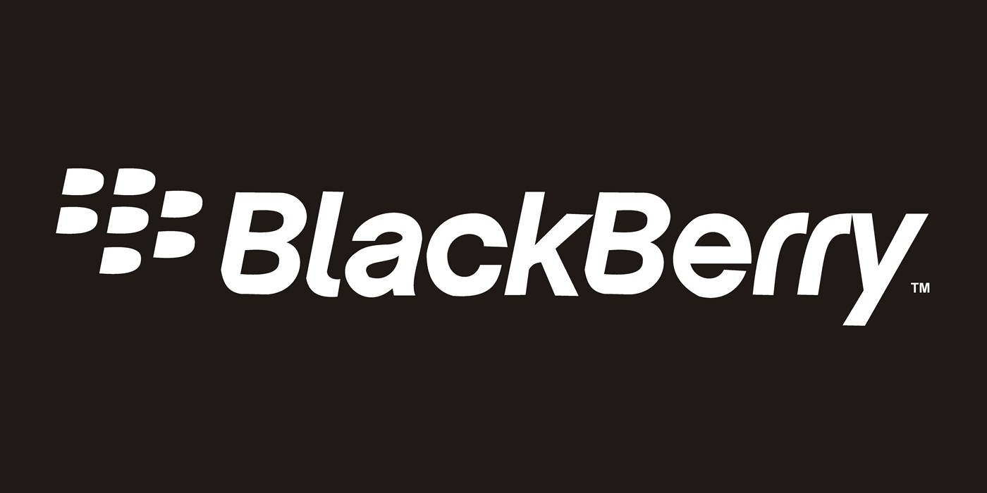 blackberry logo black and white